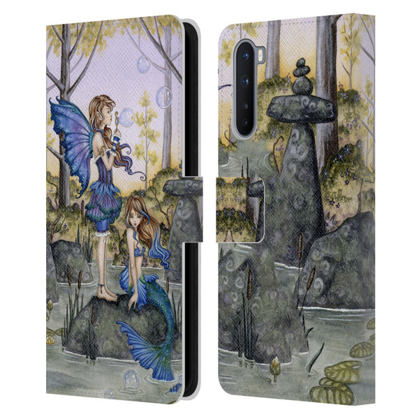 Amy Brown Folklore Cousins Leather Book Wallet Case Cover For OnePlus Nord 5G