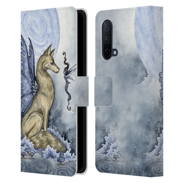 Amy Brown Folklore Wolf Moon Leather Book Wallet Case Cover For OnePlus Nord CE 5G