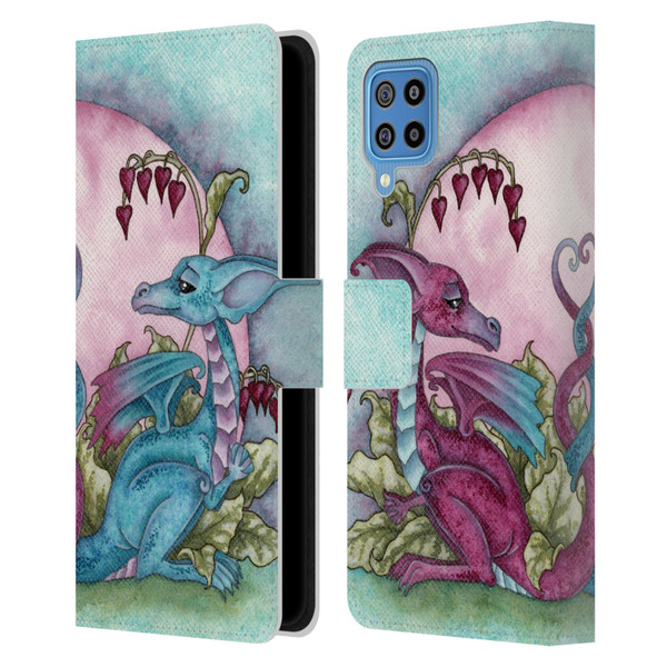 Amy Brown Folklore Love Dragons Leather Book Wallet Case Cover For Samsung Galaxy F22 (2021)