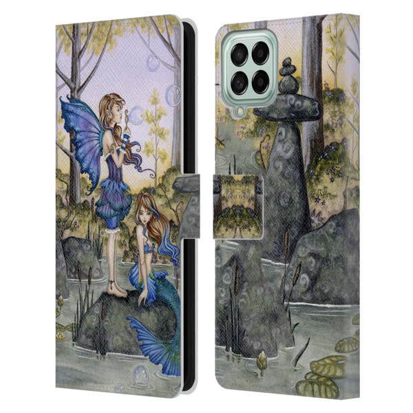 Amy Brown Folklore Cousins Leather Book Wallet Case Cover For Samsung Galaxy M33 (2022)