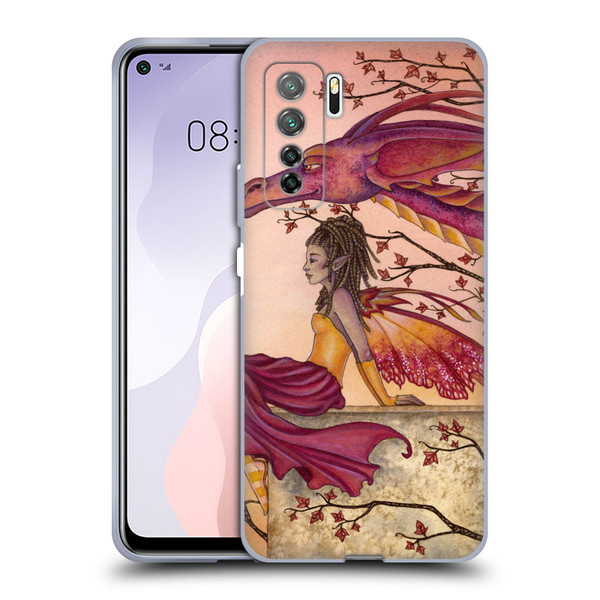 Amy Brown Elemental Fairies Greeting The Dawn Soft Gel Case for Huawei Nova 7 SE/P40 Lite 5G