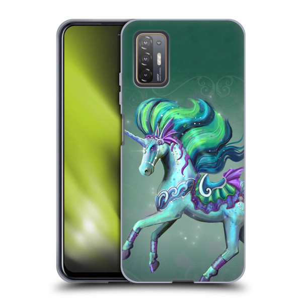 Rose Khan Unicorns Sea Green Soft Gel Case for HTC Desire 21 Pro 5G