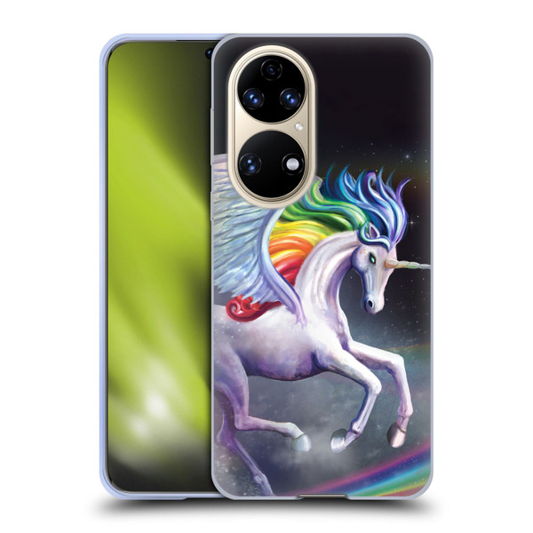 Rose Khan Unicorns Rainbow Dancer Soft Gel Case for Huawei P50