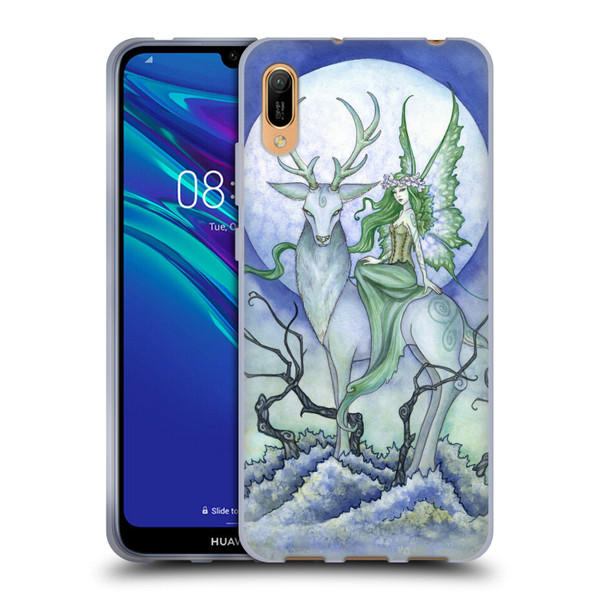 Amy Brown Elemental Fairies Midnight Fairy Soft Gel Case for Huawei Y6 Pro (2019)