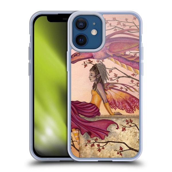 Amy Brown Elemental Fairies Greeting The Dawn Soft Gel Case for Apple iPhone 12 Mini