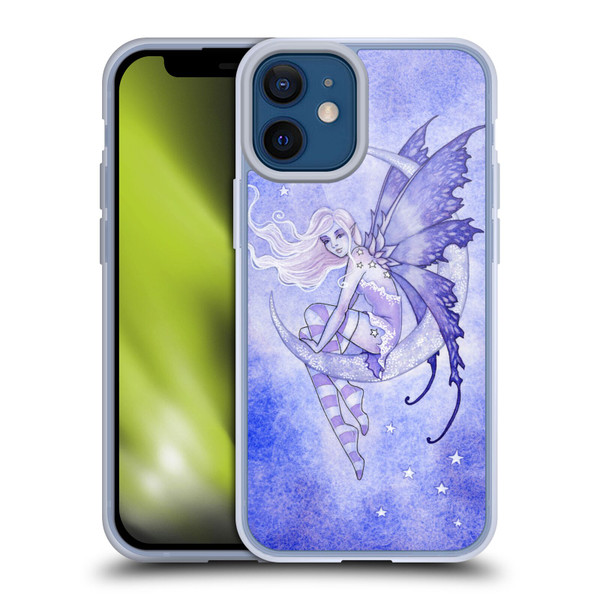 Amy Brown Elemental Fairies Moon Fairy Soft Gel Case for Apple iPhone 12 Mini