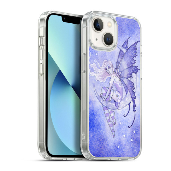 Amy Brown Elemental Series Moon Fairy Soft Gel Case for Apple iPhone 13