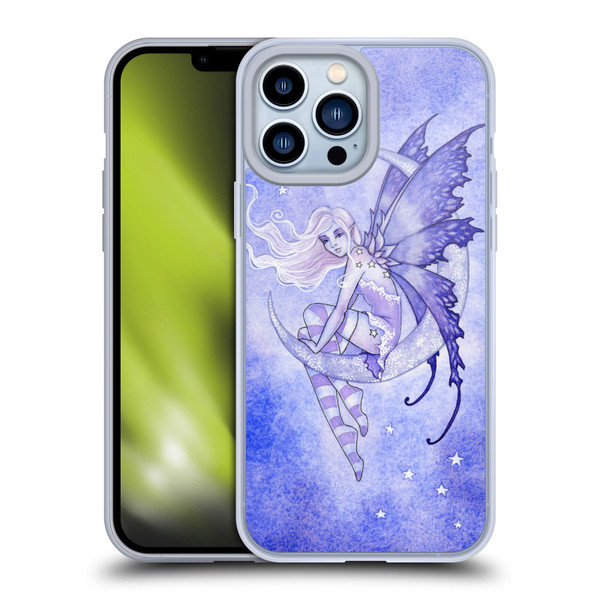 Amy Brown Elemental Fairies Moon Fairy Soft Gel Case for Apple iPhone 13 Pro Max