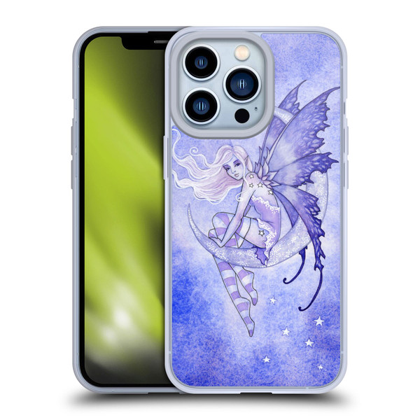 Amy Brown Elemental Fairies Moon Fairy Soft Gel Case for Apple iPhone 13 Pro