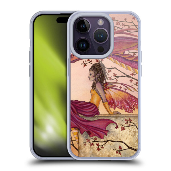 Amy Brown Elemental Fairies Greeting The Dawn Soft Gel Case for Apple iPhone 14 Pro
