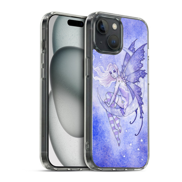 Amy Brown Elemental Series Moon Fairy Soft Gel Case for Apple iPhone 15 & MagSafe