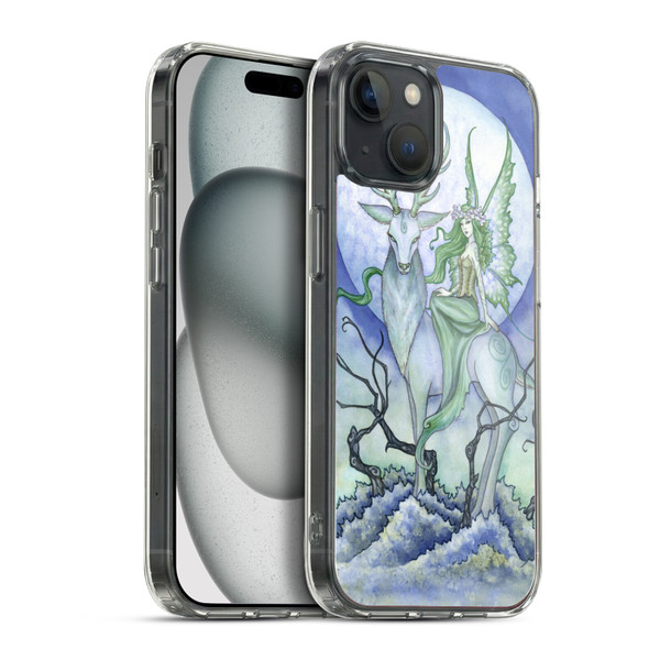 Amy Brown Elemental Series Midnight Fairy Soft Gel Case for Apple iPhone 15 Plus & MagSafe