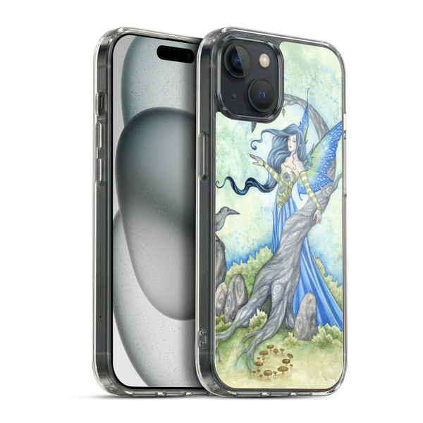 Amy Brown Elemental Series Night Fairy Soft Gel Case for Apple iPhone 15 Plus & MagSafe