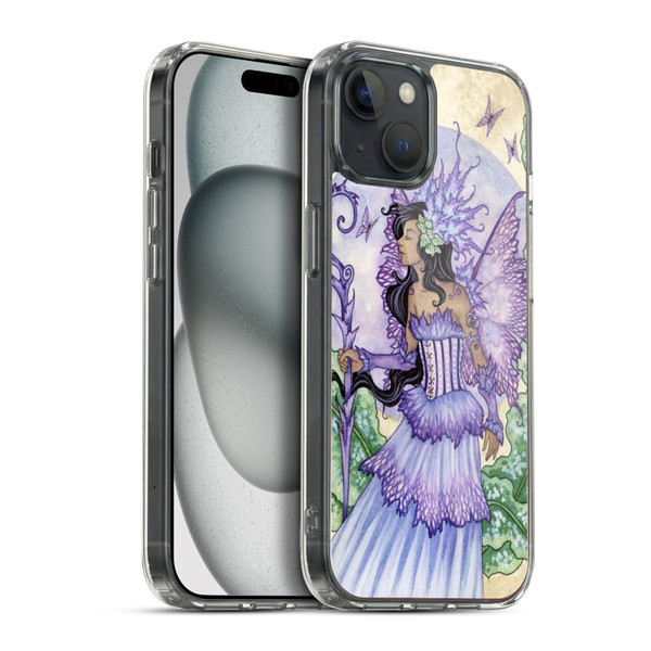 Amy Brown Elemental Series Spring Fairy Soft Gel Case for Apple iPhone 15 Plus & MagSafe