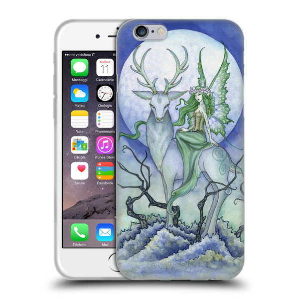 Amy Brown Elemental Fairies Midnight Fairy Soft Gel Case for Apple iPhone 6 / iPhone 6s