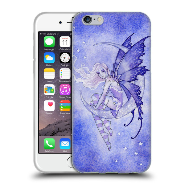 Amy Brown Elemental Fairies Moon Fairy Soft Gel Case for Apple iPhone 6 / iPhone 6s