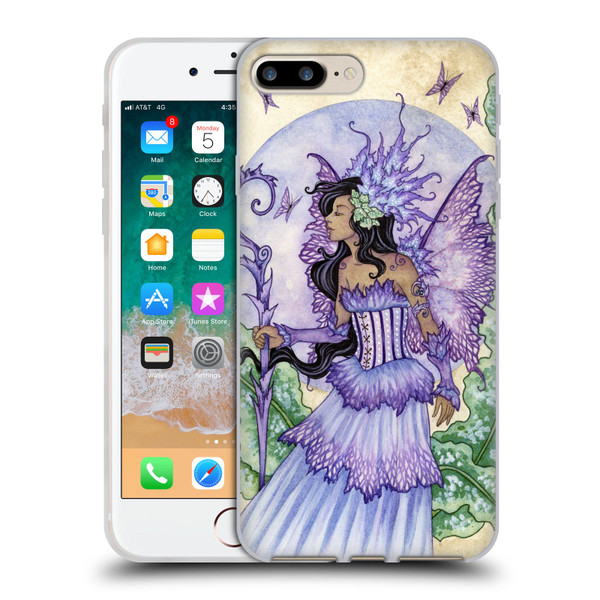 Amy Brown Elemental Fairies Spring Fairy Soft Gel Case for Apple iPhone 7 Plus / iPhone 8 Plus