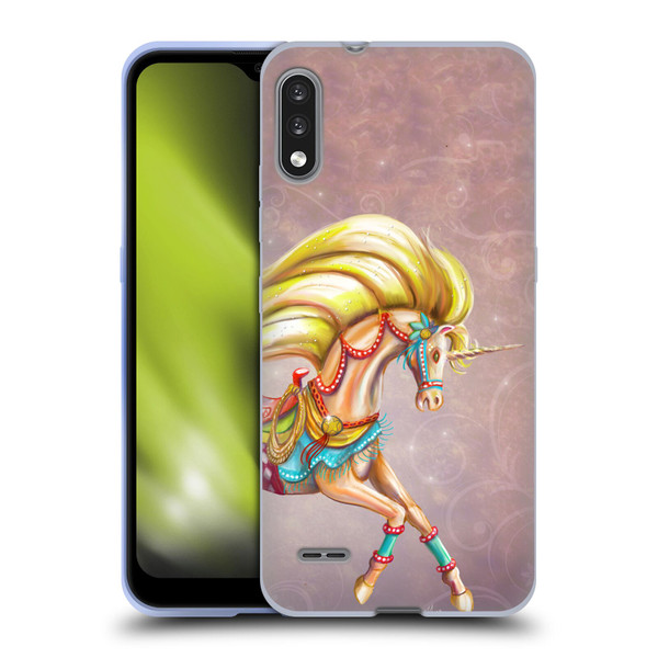 Rose Khan Unicorns Western Palomino Soft Gel Case for LG K22