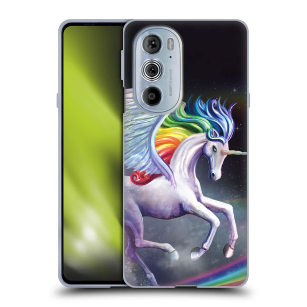 Rose Khan Unicorns Rainbow Dancer Soft Gel Case for Motorola Edge X30