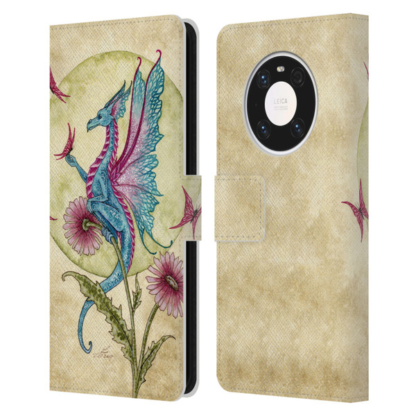 Amy Brown Mythical Butterfly Daydream Leather Book Wallet Case Cover For Huawei Mate 40 Pro 5G