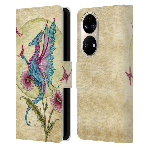Amy Brown Mythical Butterfly Daydream Leather Book Wallet Case Cover For Huawei P50