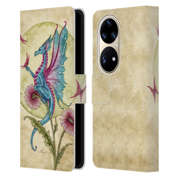 Amy Brown Mythical Butterfly Daydream Leather Book Wallet Case Cover For Huawei P50 Pro