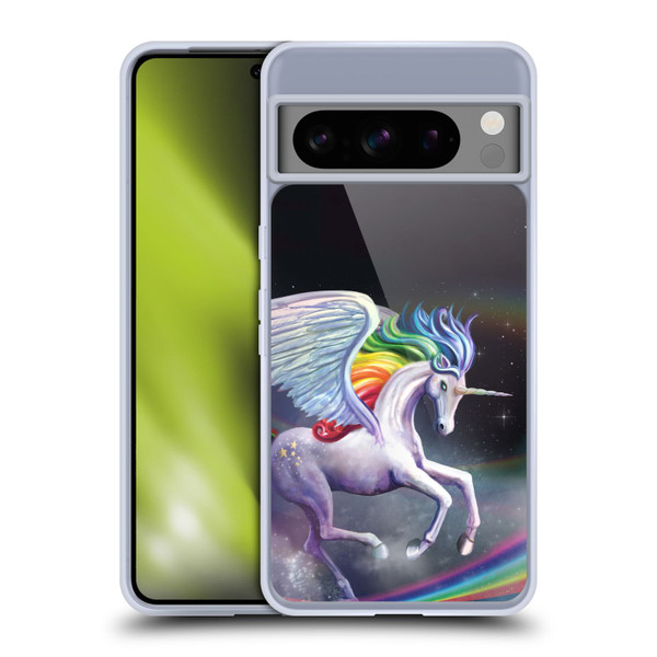 Rose Khan Unicorns Rainbow Dancer Soft Gel Case for Google Pixel 8 Pro