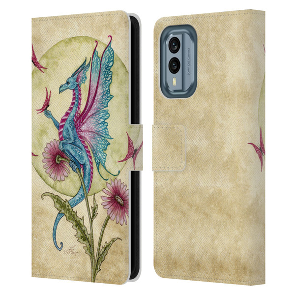 Amy Brown Mythical Butterfly Daydream Leather Book Wallet Case Cover For Nokia X30