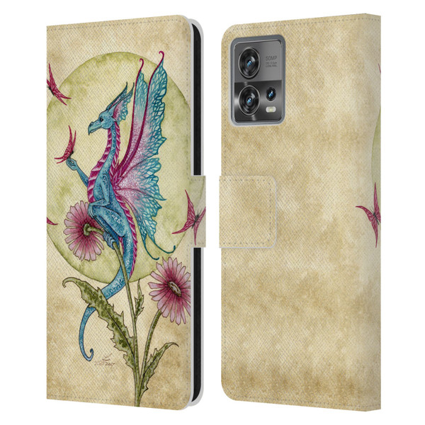 Amy Brown Mythical Butterfly Daydream Leather Book Wallet Case Cover For Motorola Moto Edge 30 Fusion