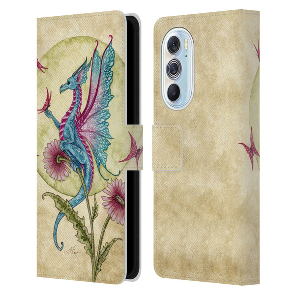 Amy Brown Mythical Butterfly Daydream Leather Book Wallet Case Cover For Motorola Edge X30