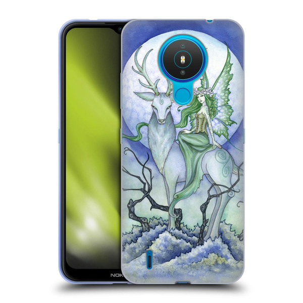 Amy Brown Elemental Fairies Midnight Fairy Soft Gel Case for Nokia 1.4