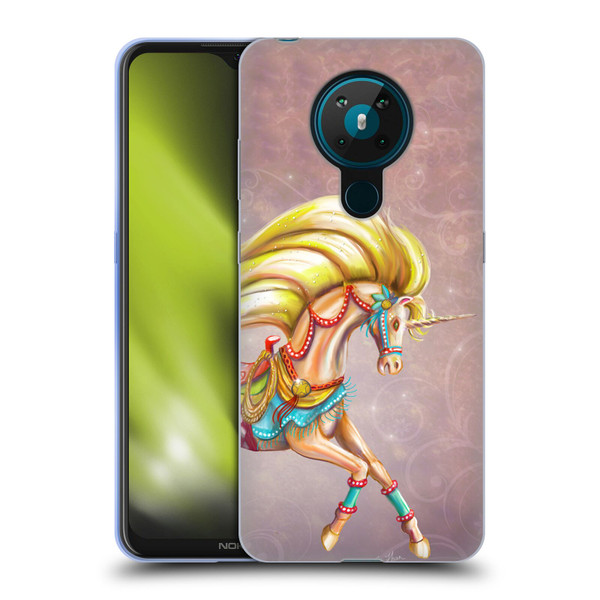 Rose Khan Unicorns Western Palomino Soft Gel Case for Nokia 5.3