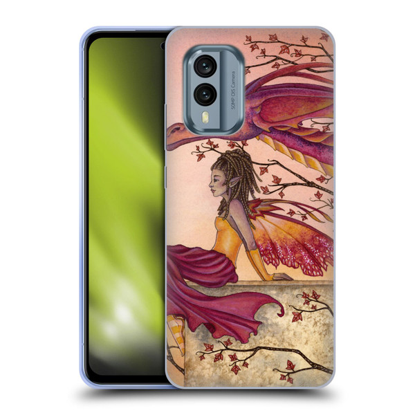 Amy Brown Elemental Fairies Greeting The Dawn Soft Gel Case for Nokia X30