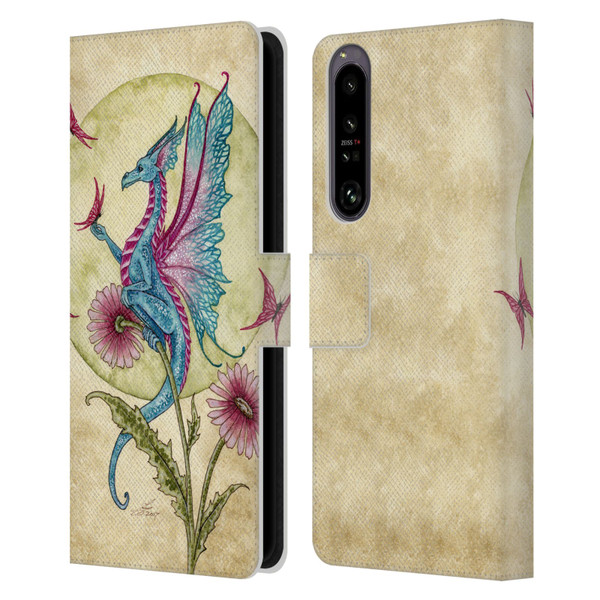 Amy Brown Mythical Butterfly Daydream Leather Book Wallet Case Cover For Sony Xperia 1 IV