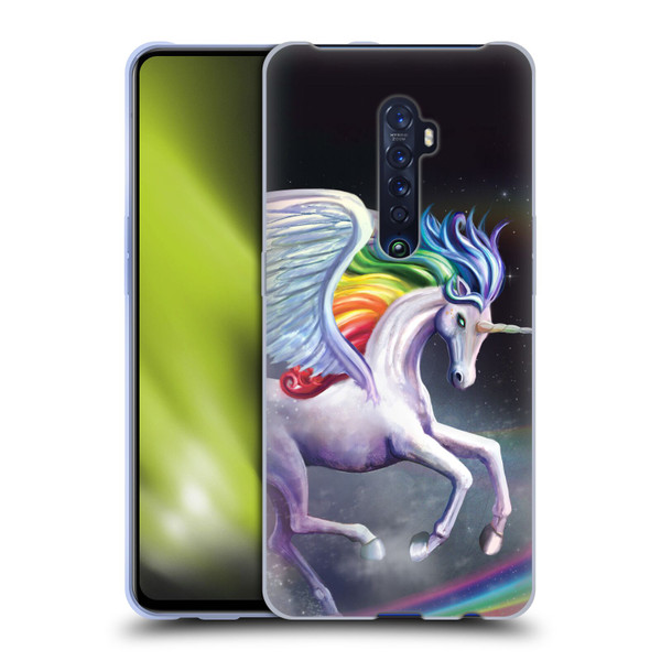 Rose Khan Unicorns Rainbow Dancer Soft Gel Case for OPPO Reno 2