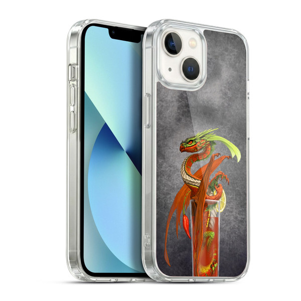 Stanley Morrison Dragons Red Tomato Bloody Mary Soft Gel Case for Apple iPhone 13