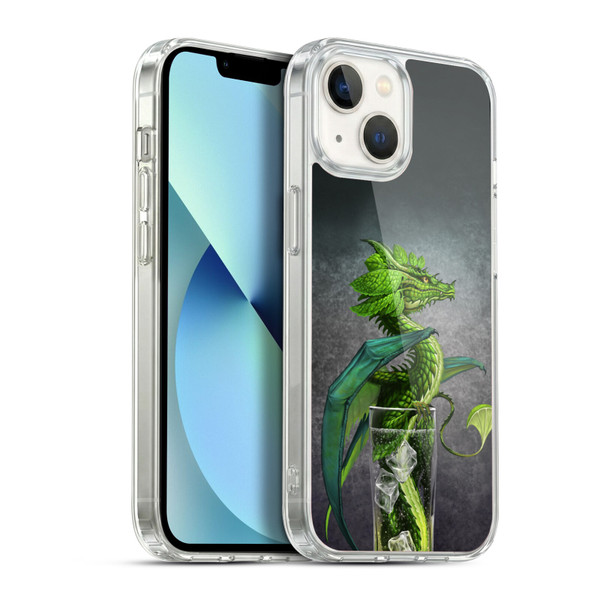 Stanley Morrison Dragons Green Mojito Drink Soft Gel Case for Apple iPhone 13