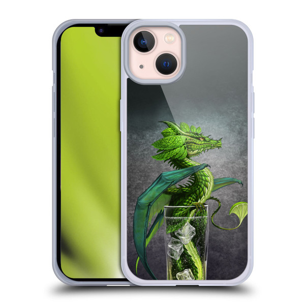 Stanley Morrison Dragons Green Mojito Drink Soft Gel Case for Apple iPhone 13
