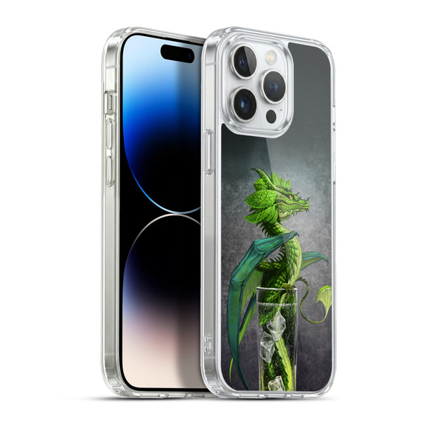 Stanley Morrison Dragons Green Mojito Drink Soft Gel Case for Apple iPhone 13 Pro Max & MagSafe