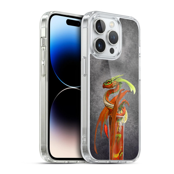 Stanley Morrison Dragons Red Tomato Bloody Mary Soft Gel Case for Apple iPhone 13 Pro & MagSafe