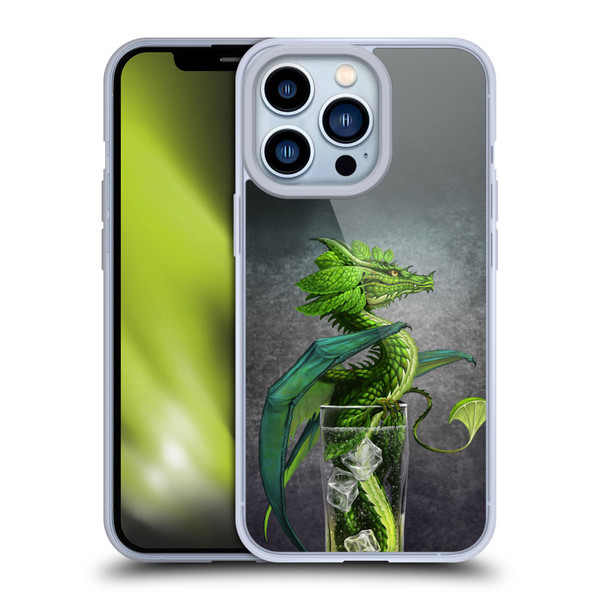 Stanley Morrison Dragons Green Mojito Drink Soft Gel Case for Apple iPhone 13 Pro