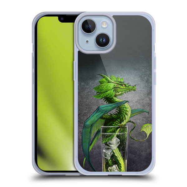 Stanley Morrison Dragons Green Mojito Drink Soft Gel Case for Apple iPhone 14