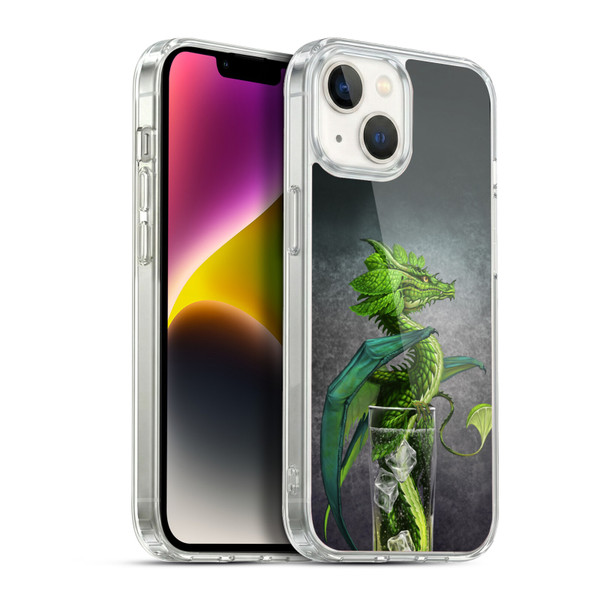 Stanley Morrison Dragons Green Mojito Drink Soft Gel Case for Apple iPhone 14