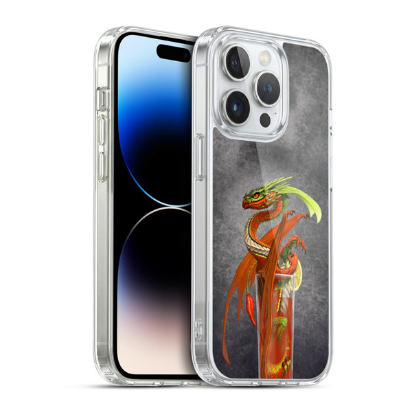 Stanley Morrison Dragons Red Tomato Bloody Mary Soft Gel Case for Apple iPhone 14 Pro & MagSafe