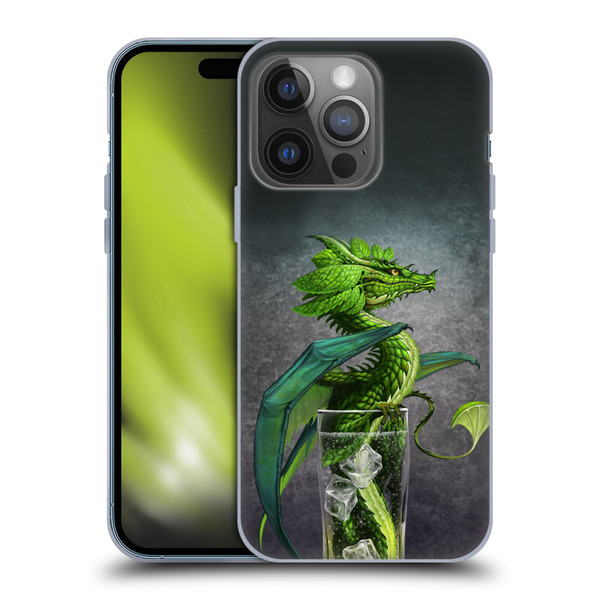 Stanley Morrison Dragons Green Mojito Drink Soft Gel Case for Apple iPhone 14 Pro