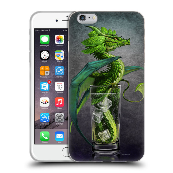 Stanley Morrison Dragons Green Mojito Drink Soft Gel Case for Apple iPhone 6 Plus / iPhone 6s Plus