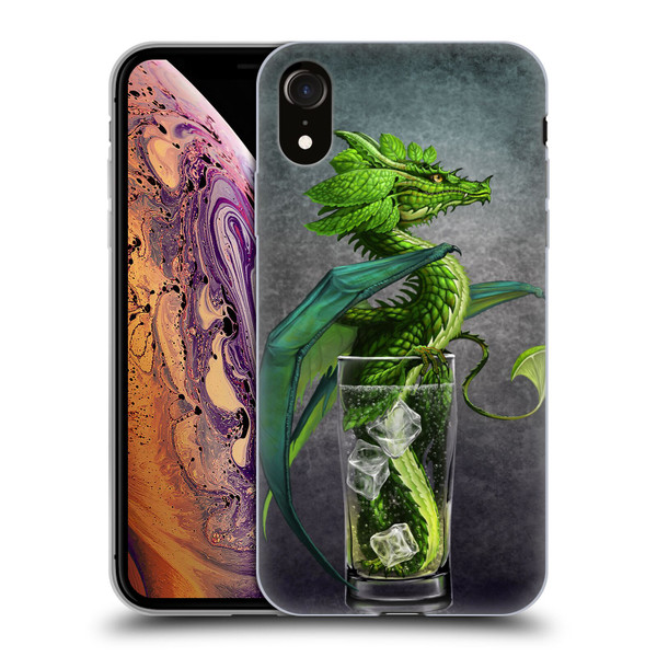 Stanley Morrison Dragons Green Mojito Drink Soft Gel Case for Apple iPhone XR