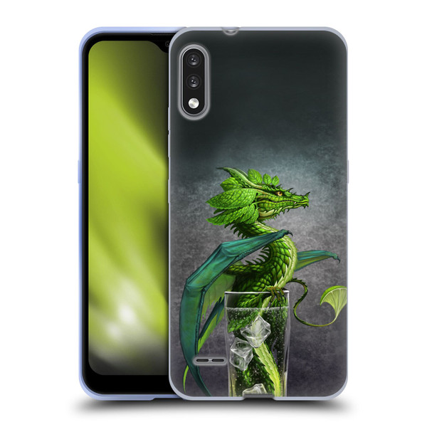 Stanley Morrison Dragons Green Mojito Drink Soft Gel Case for LG K22