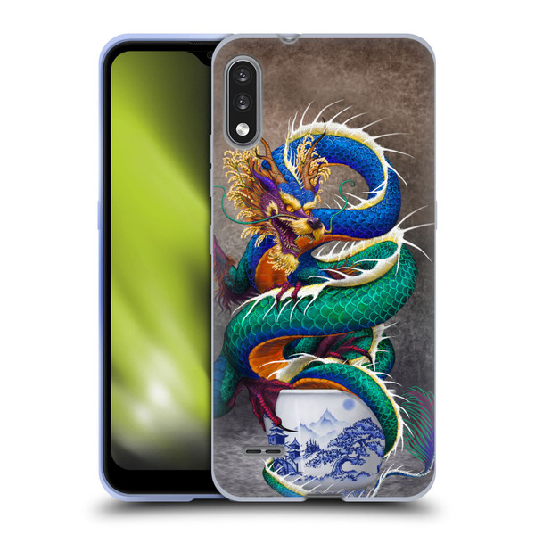 Stanley Morrison Dragons Asian Sake Drink Soft Gel Case for LG K22