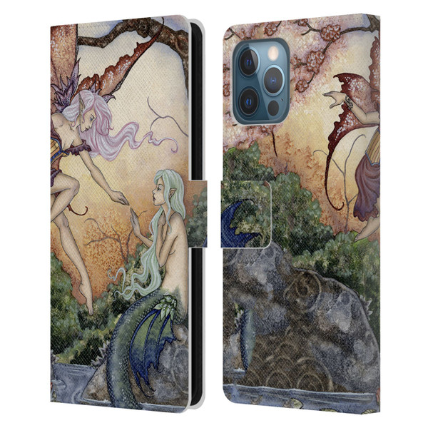 Amy Brown Pixies The Introduction Leather Book Wallet Case Cover For Apple iPhone 12 Pro Max